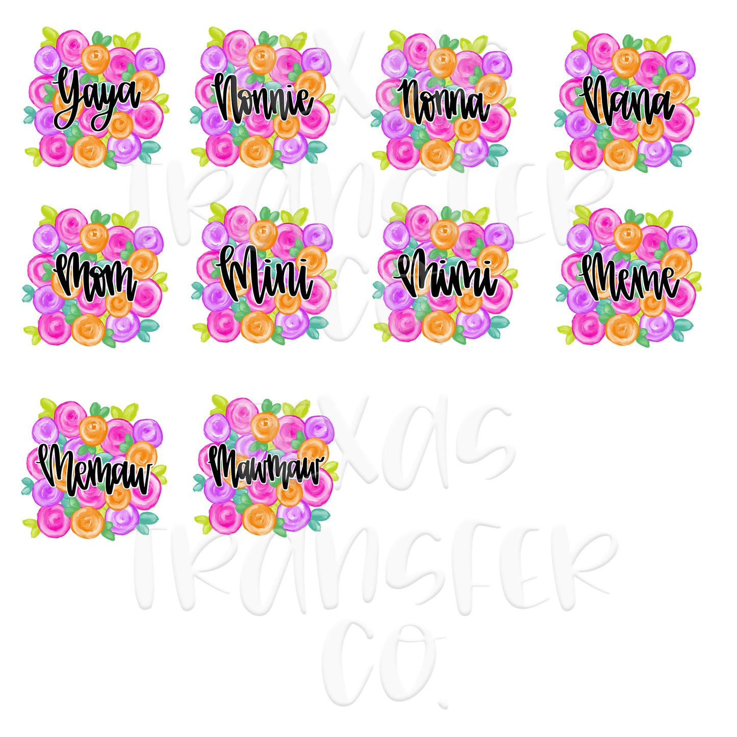 Bright Floral Mama Tee