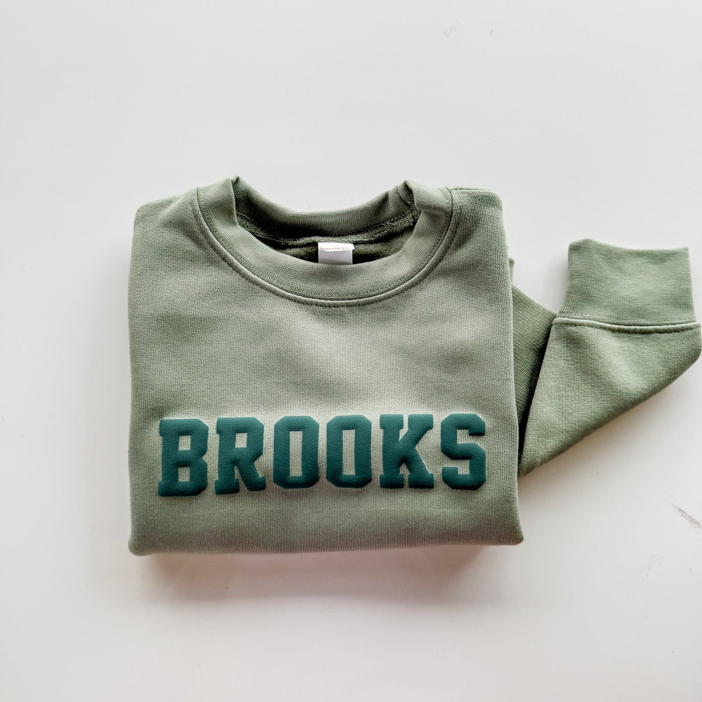 Boy's Puff Name Sweatshirt