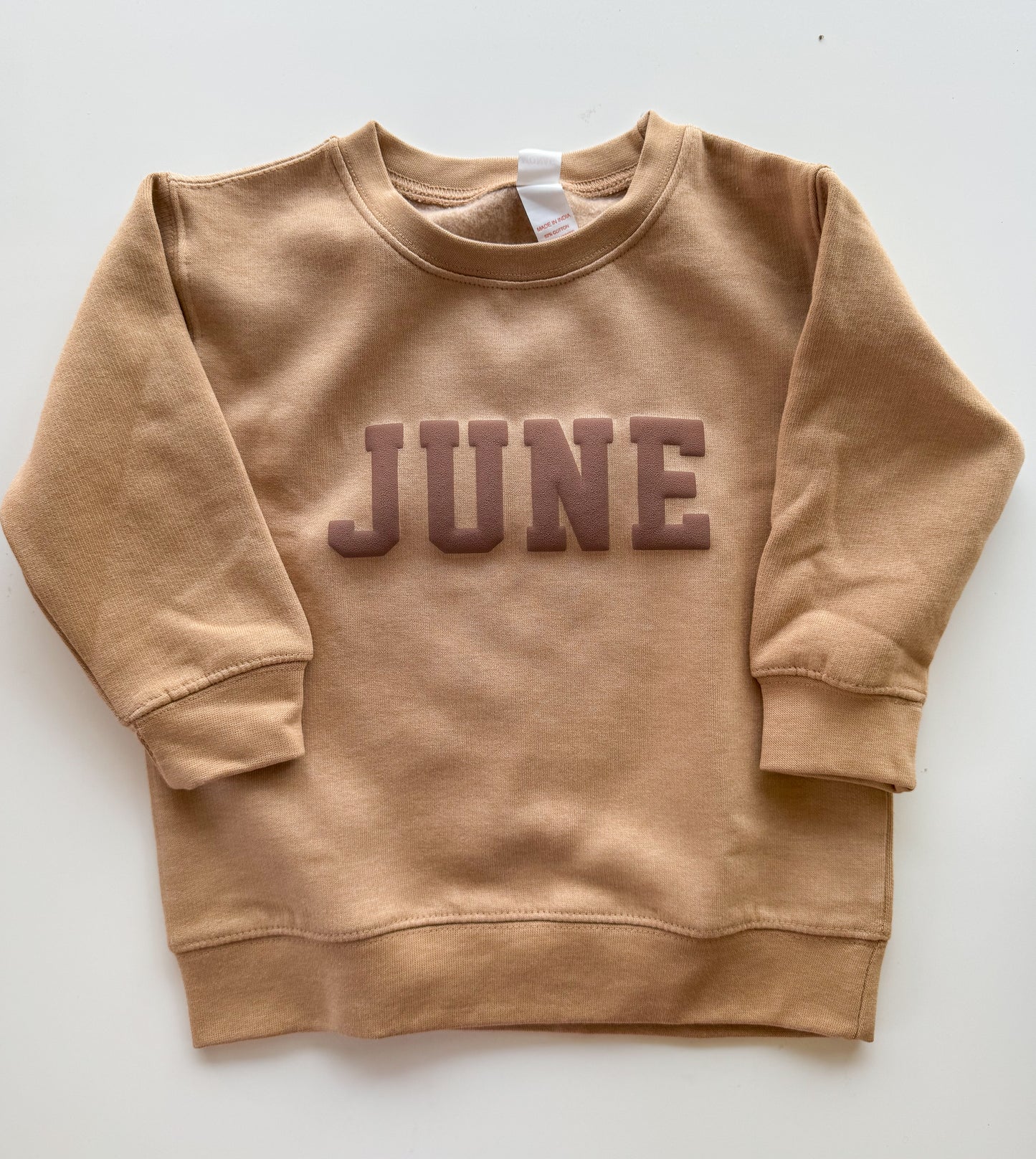 Boy's Puff Name Sweatshirt