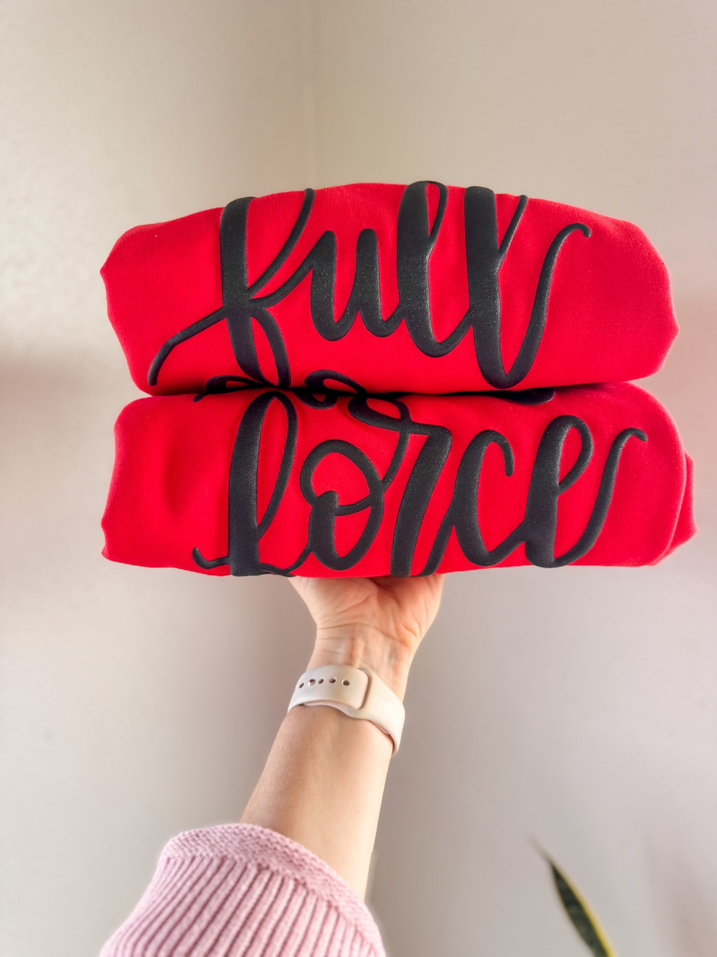 Full Force Hand Lettered Puff Glitter