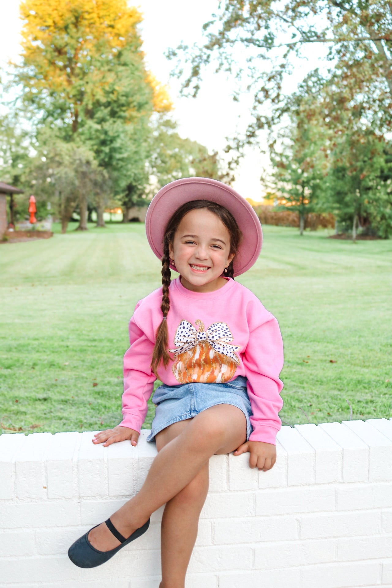 Pumpkin Brushstroke Sweatshirt