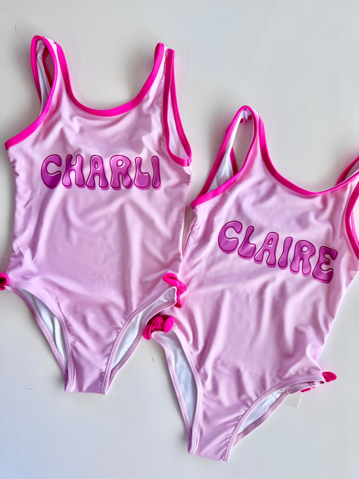Personalized Barbie Inspired One Piece Swim Suit