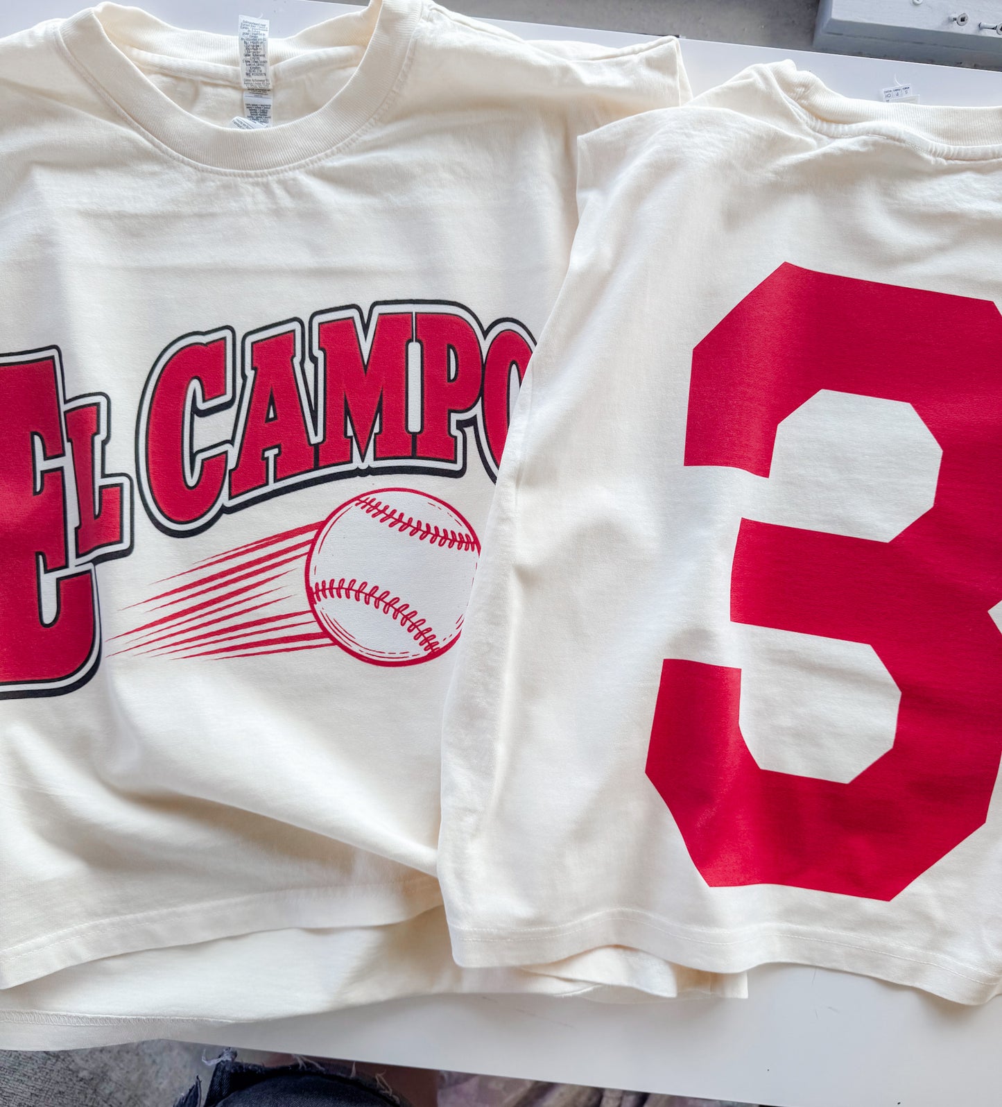 Boxy Rally Tank with Oversized Number