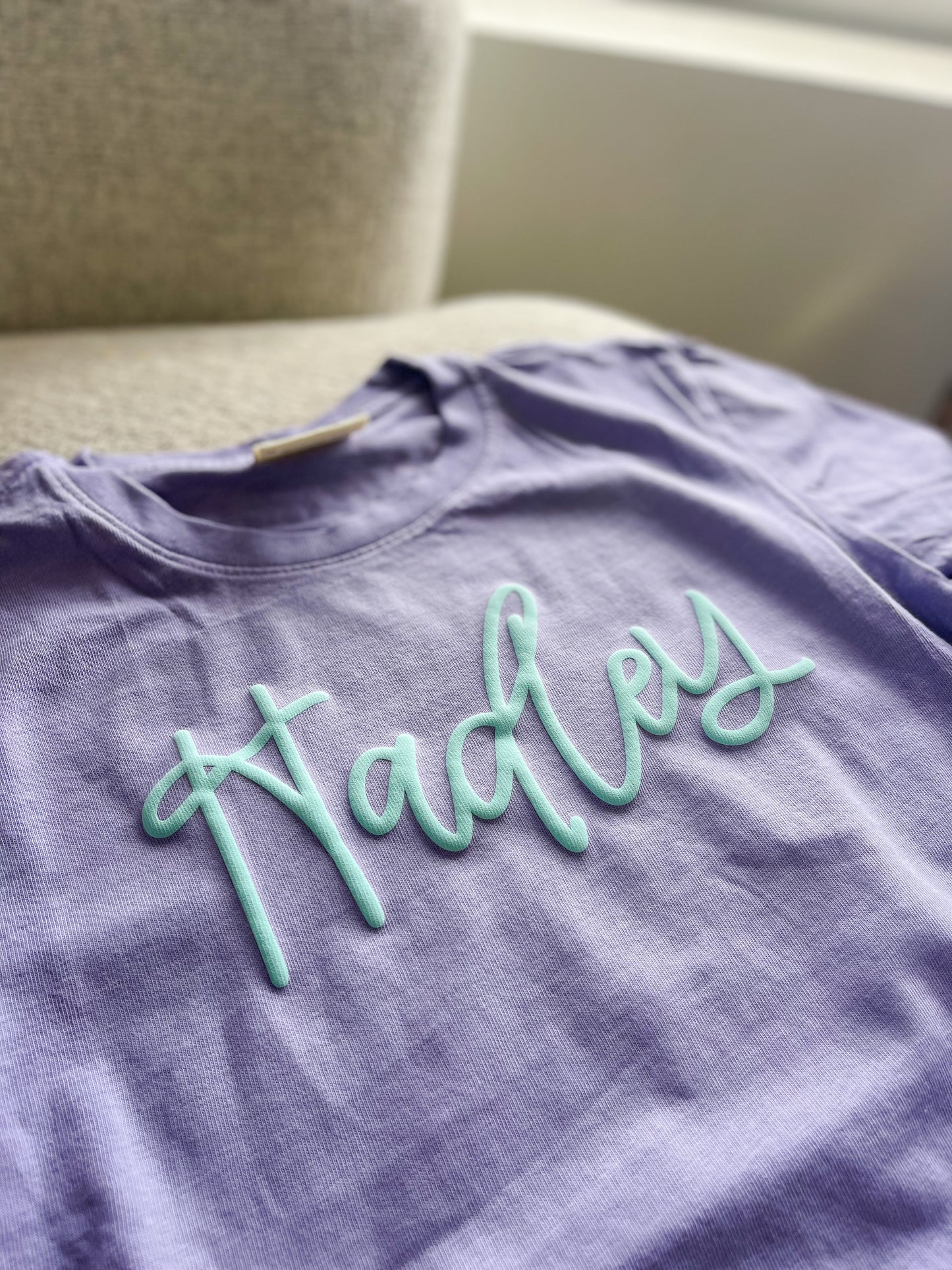 Youth Personalized Puff tee