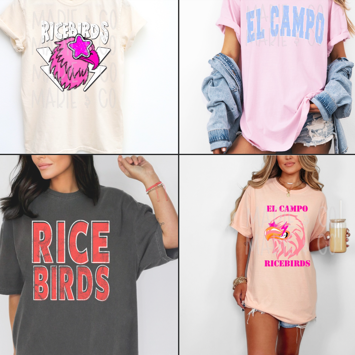 2 for $48 spirit shirt bundle - 20+ designs!