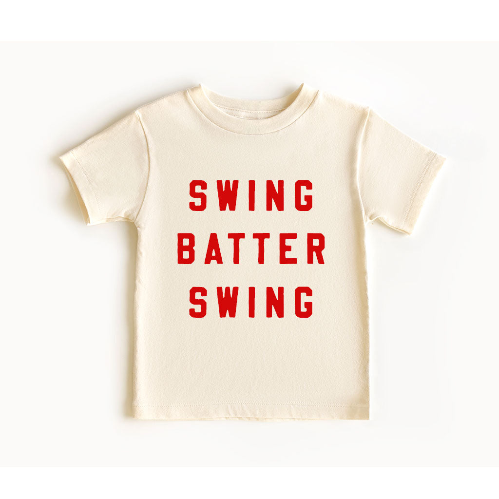 Swing Batter Swing Sweatshirt or T-Shirt - Any Color Font