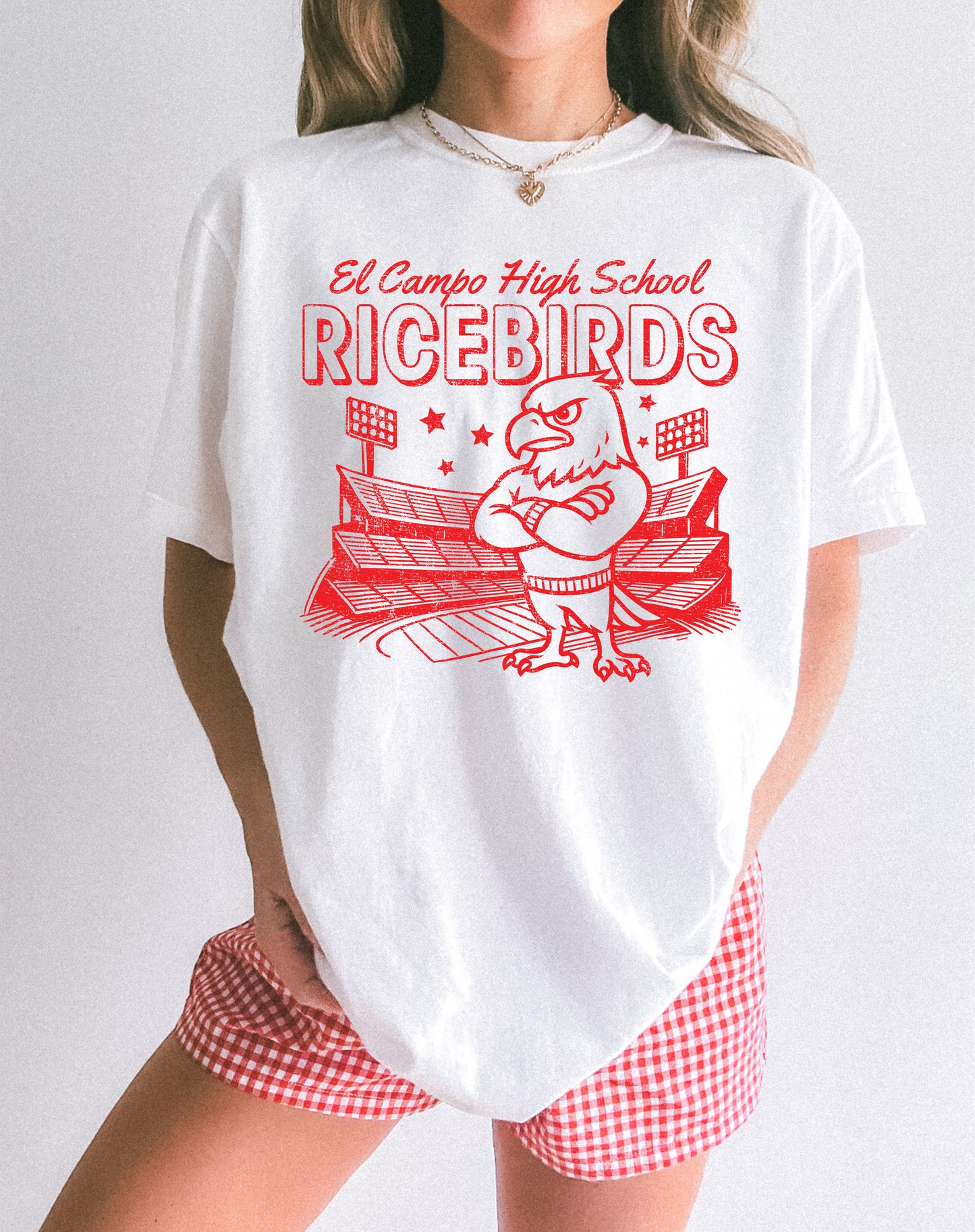 Ricebirds Stadium Tee | El Campo High School Spirit Shirt