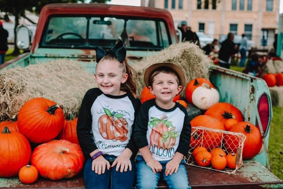 Personalized Polka Dot Pumpkin Shirt