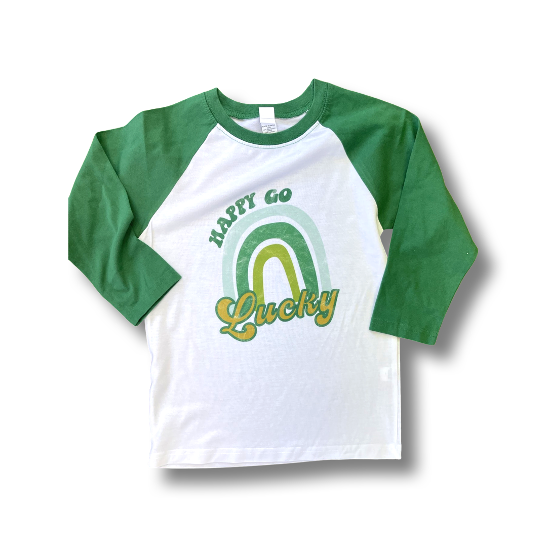 Happy Go Lucky Raglan