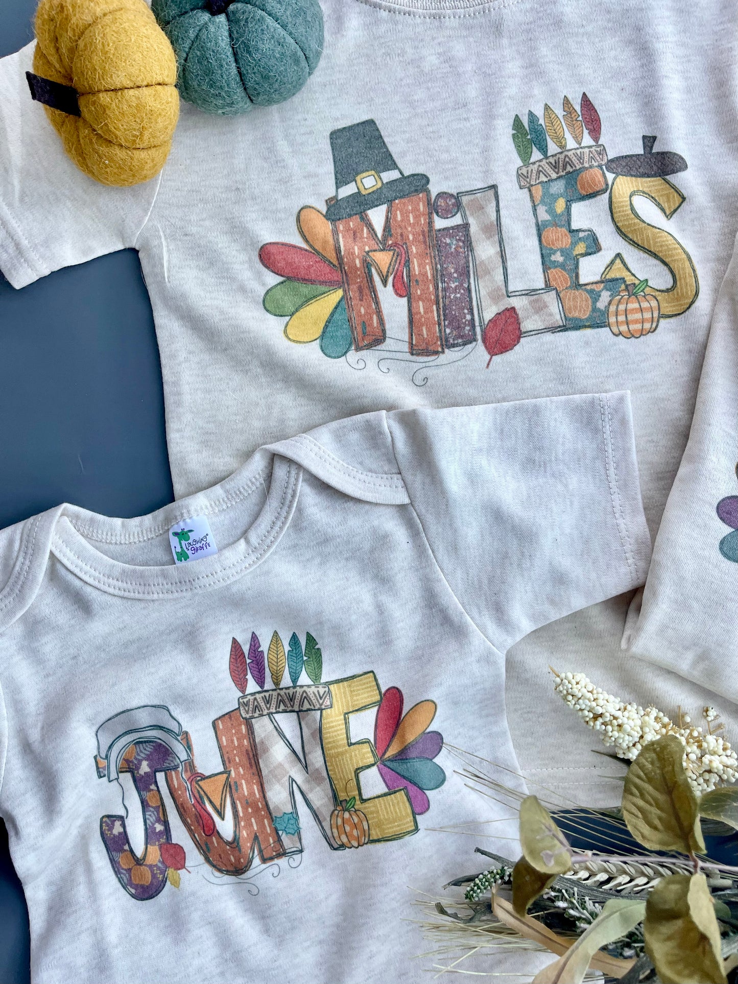 Personalized Thanksgiving Alpha Tee