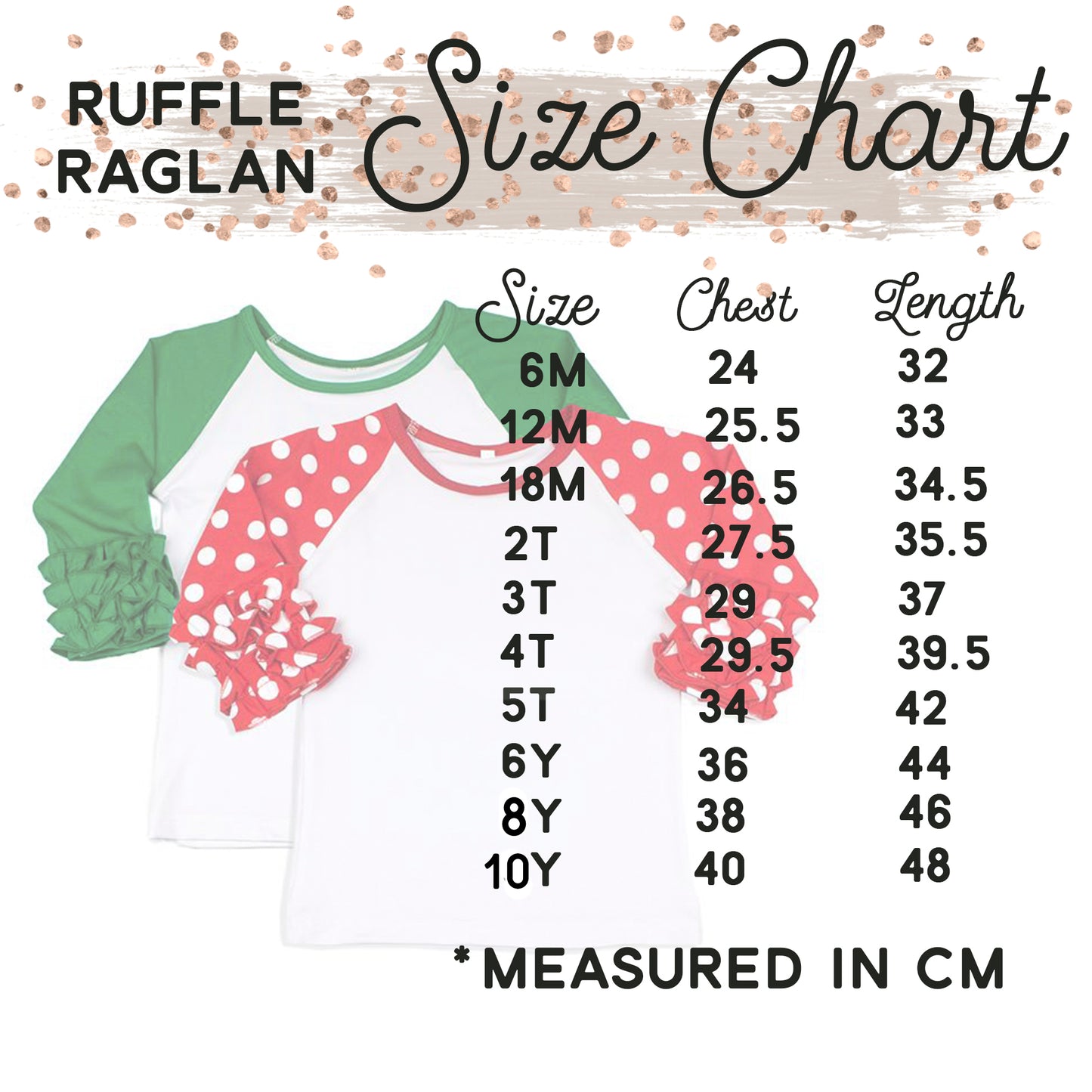 Christmas Alpha Name Tee - Ruffle