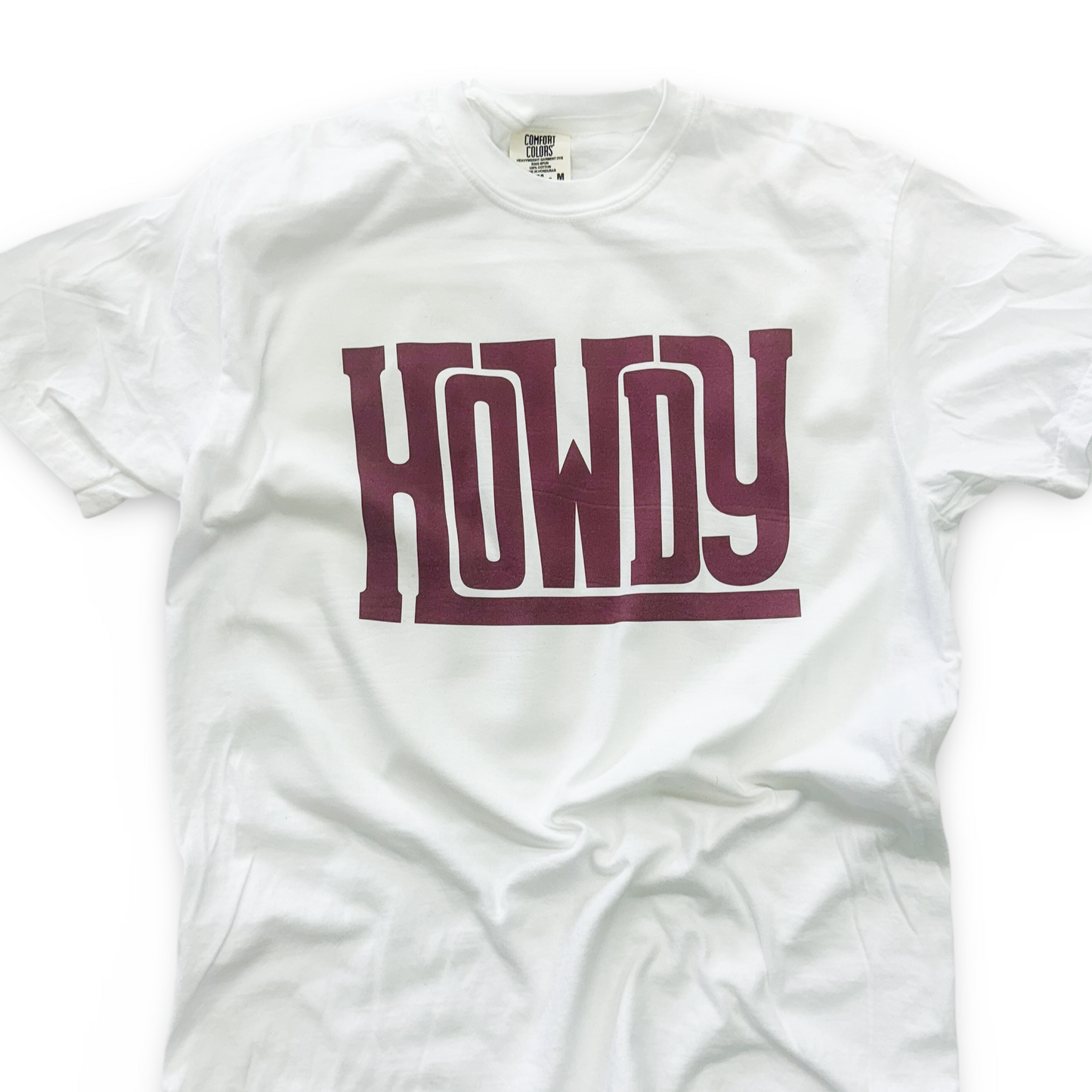 Howdy Tee on White