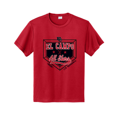 Youth Sport Tek Dry Fit Shirt 11U Boys Roster Tee