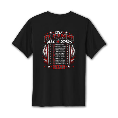 Adult Dry-Fit Roster Tee - 12U Boys