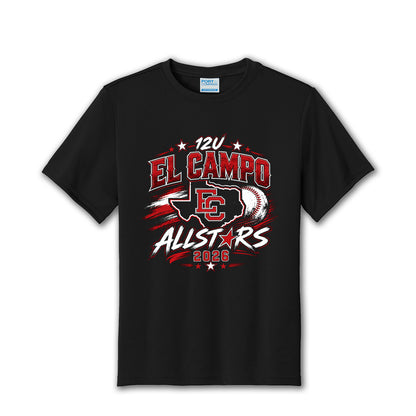 Adult Dry-Fit Roster Tee - 12U Boys