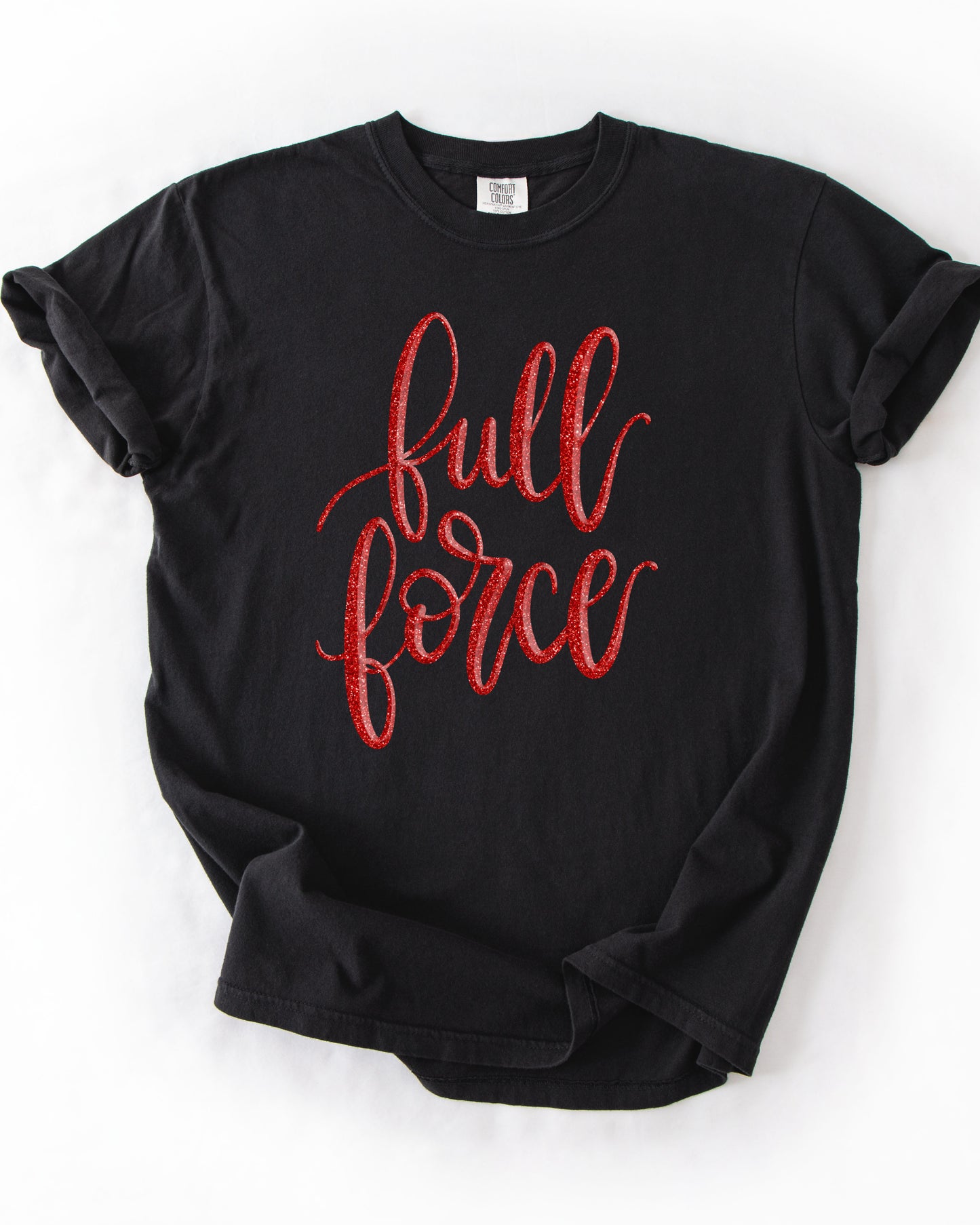 Full Force Hand Lettered Puff Glitter