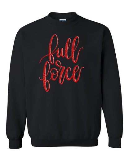 Full Force Hand Lettered Puff Glitter