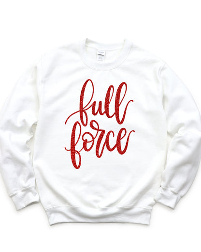 Full Force Hand Lettered Puff Glitter