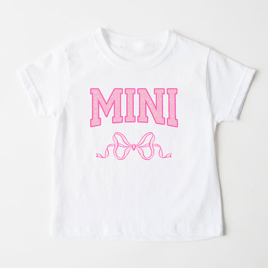 Varsity Mini with dainty bow