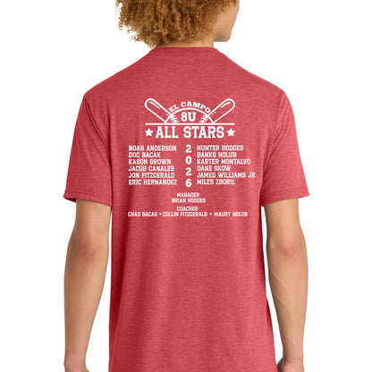 Adult Cotton Roster Tee 8U boys
