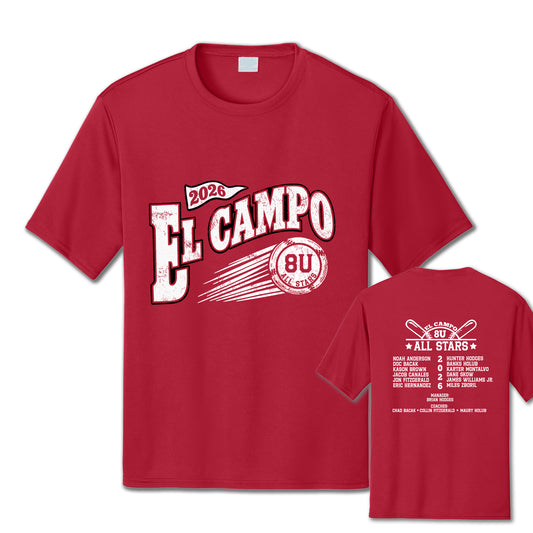 Adult Dry-Fit Roster Tee 8U Boys
