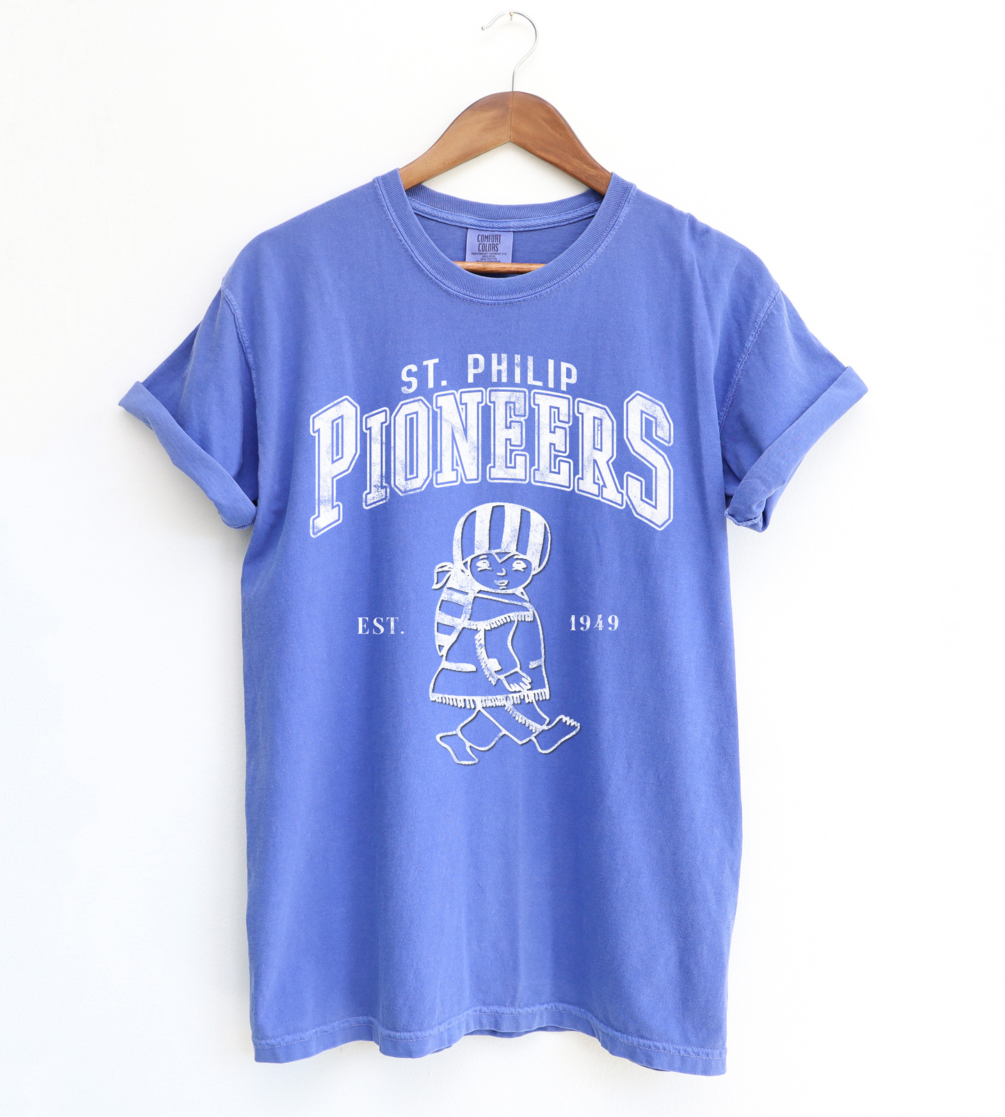 Pioneers Est. 1949 tee