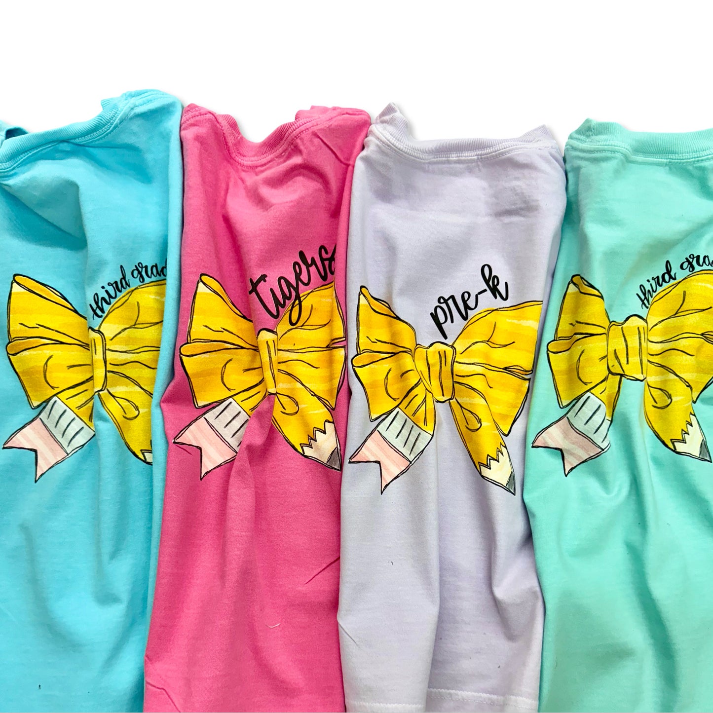Custom Bow Grade Tee – Monogram + Grade