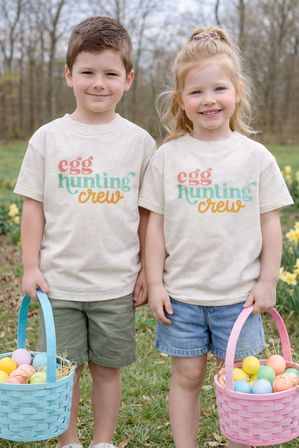 Egg Hunting Crew | Kid's Easter Tee