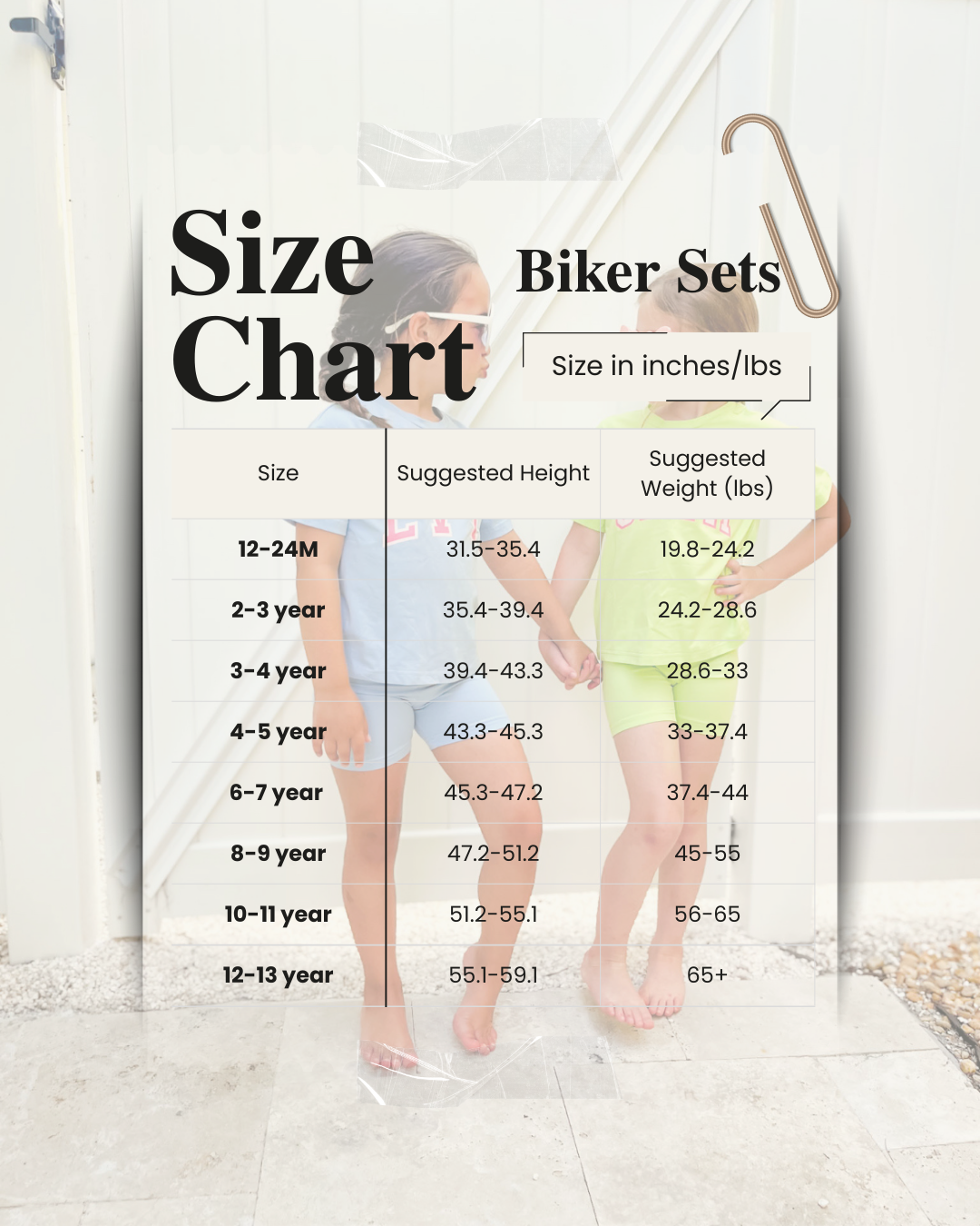 Personalized Girls Biker Short Set