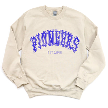 Pioneers Varsity Letter Sweatshirt
