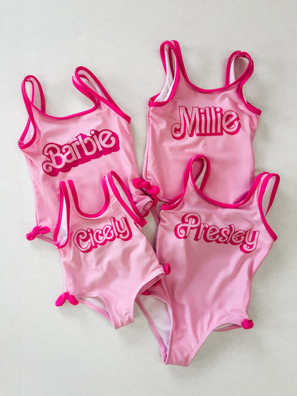 Personalized Barbie Inspired One Piece