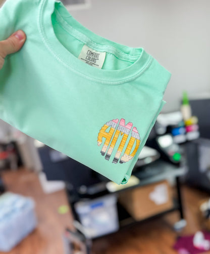 Custom Bow Grade Tee – Monogram + Grade