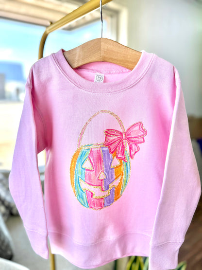 Pink Pumpkin Sweatshirt