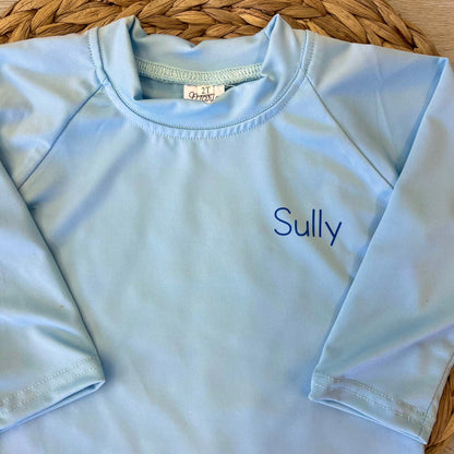 Corner Chest Name Rash Guard