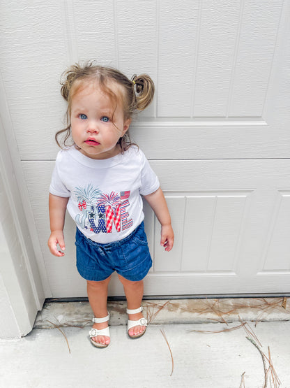 Patriotic name top