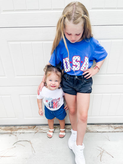 Patriotic name top