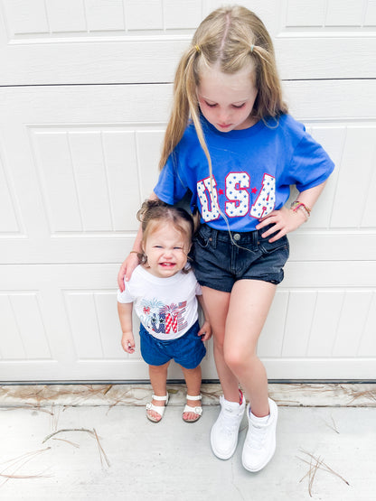 Patriotic name top