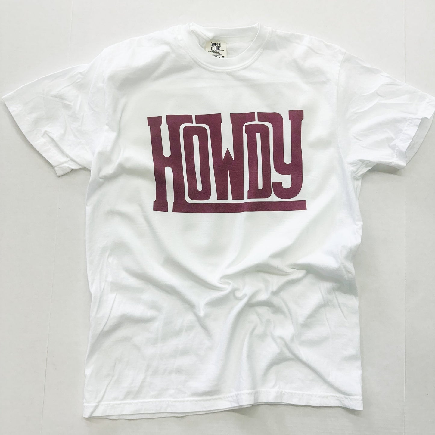 Howdy Tee on White