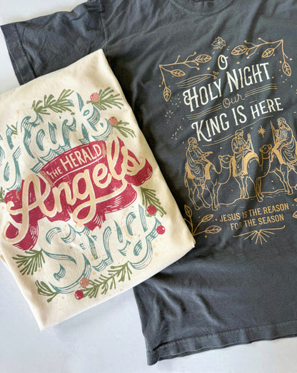 Hark the Herald Angels Sing Graphic Tee