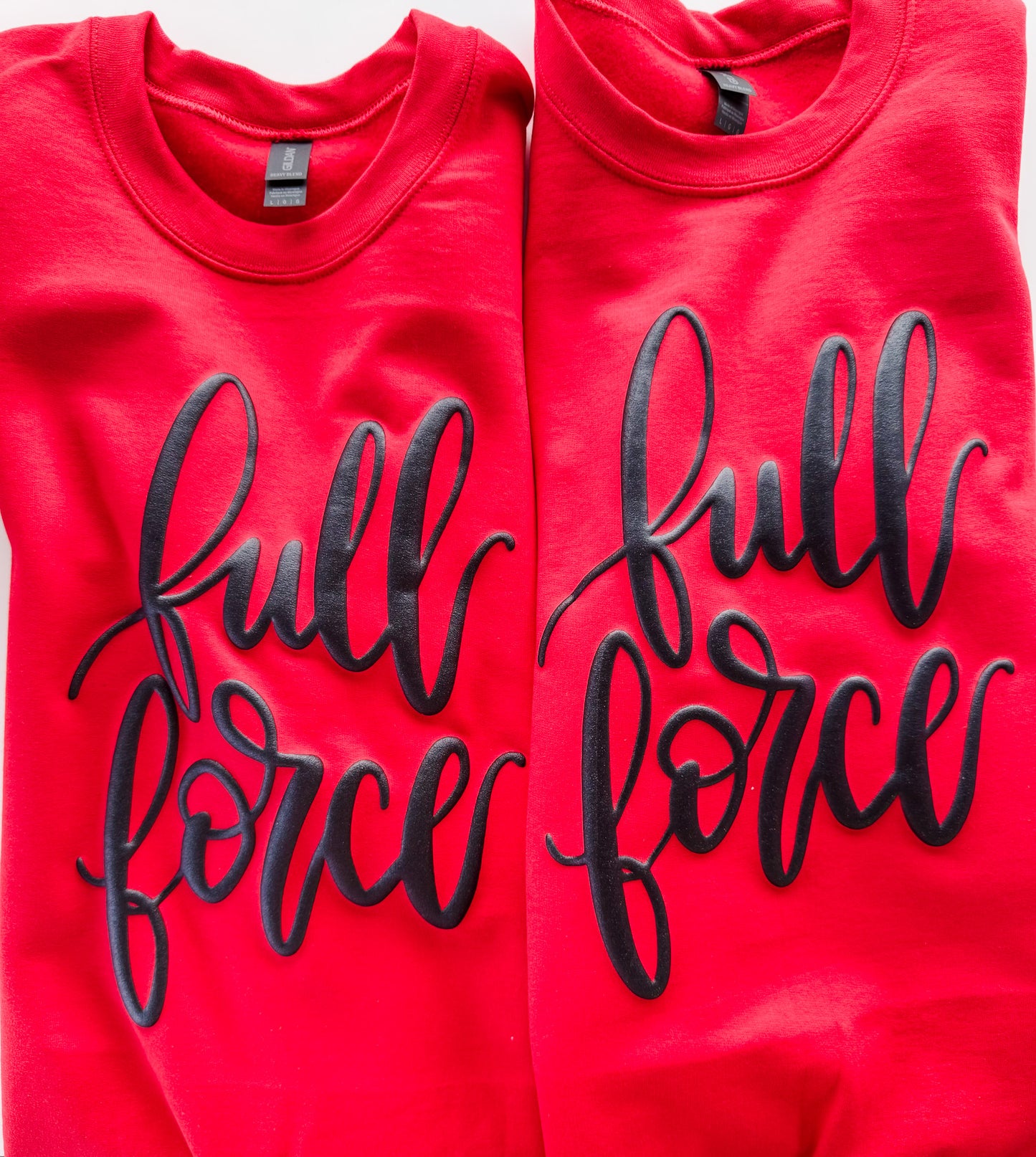 Full Force Hand Lettered Puff Glitter