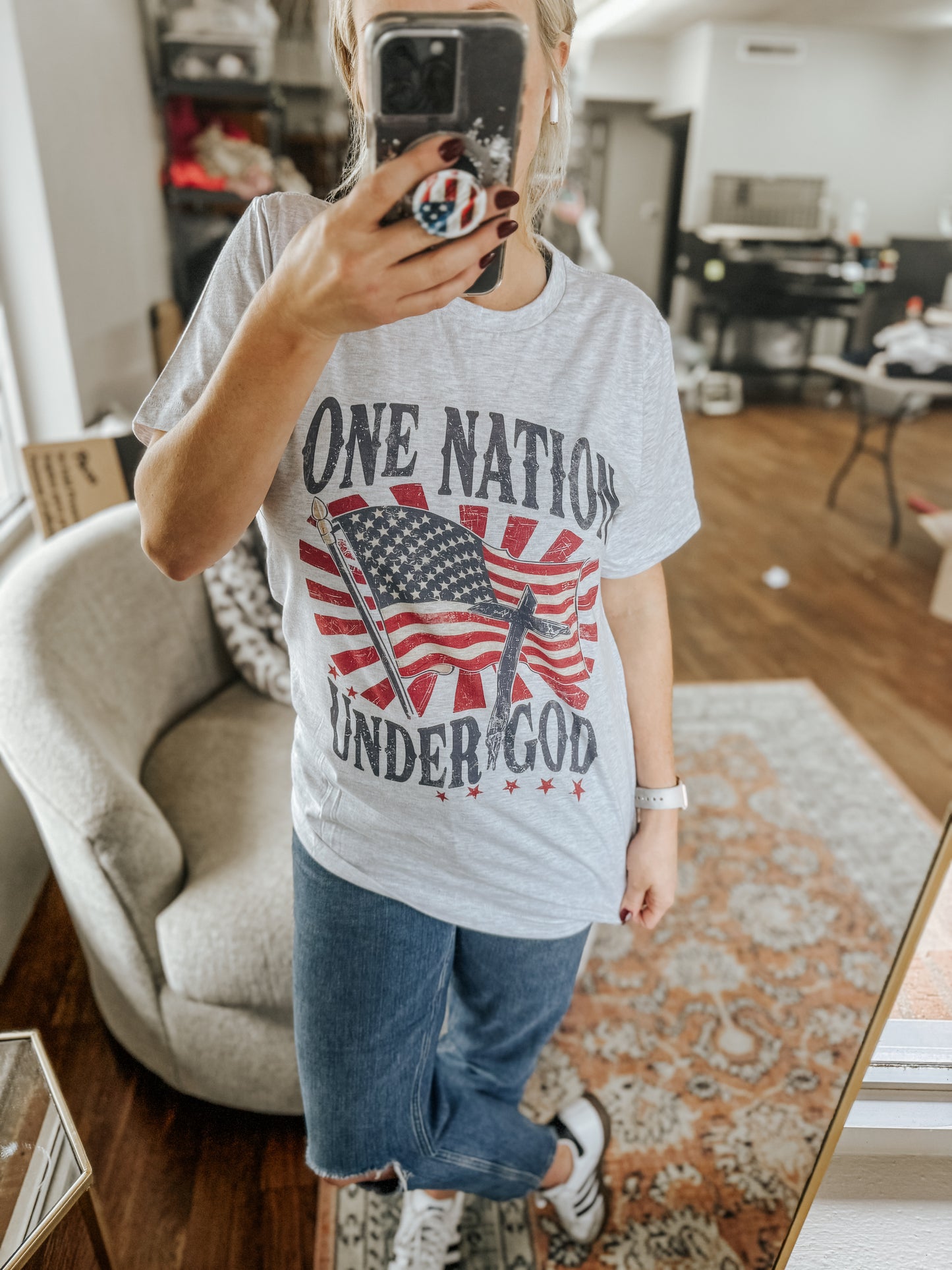 One Nation Under God Graphic Tee