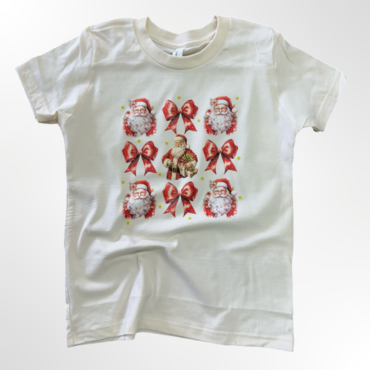 Girl's Santa Coquette Tee