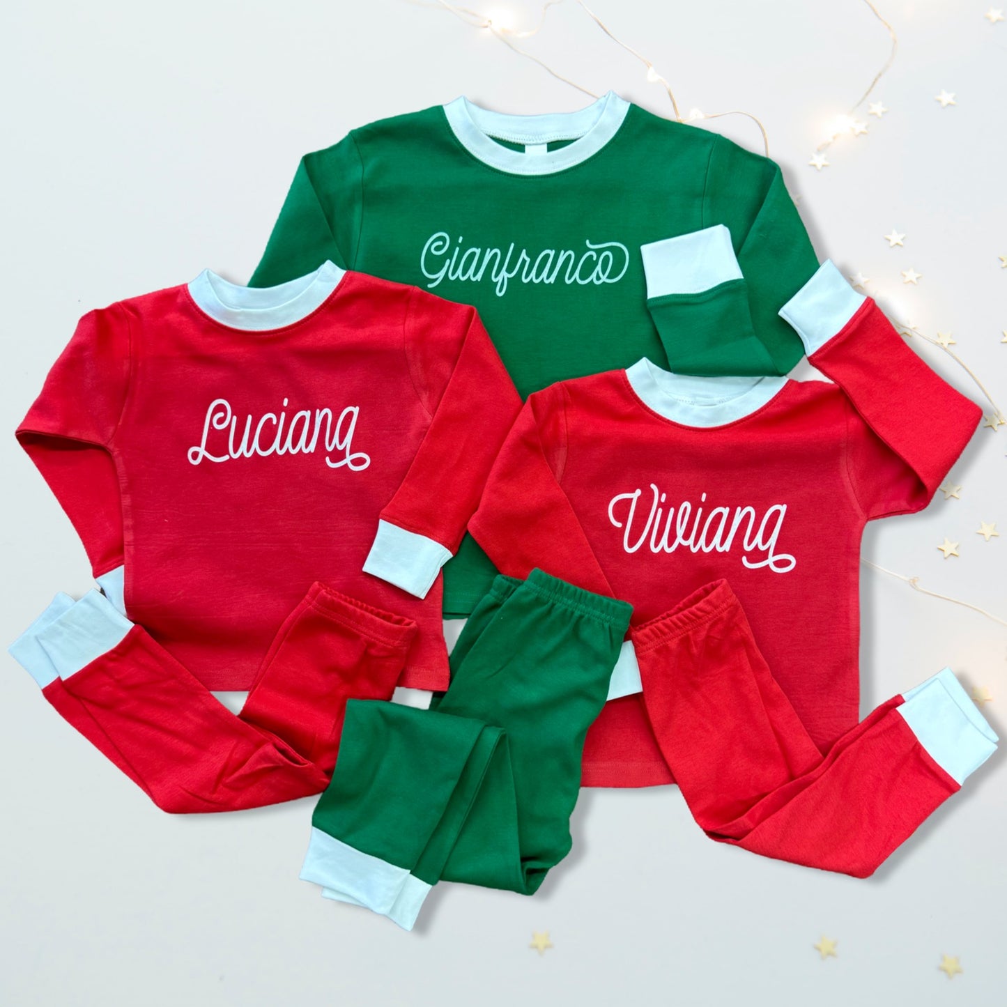 Kid's Personalized Christmas Pajamas