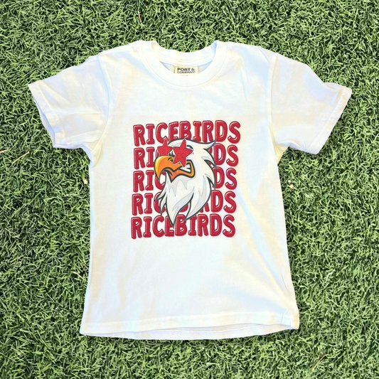 White Ricebirds Kids Exclusive Tee