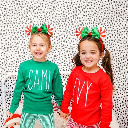 Kid's Personalized Christmas Pajamas
