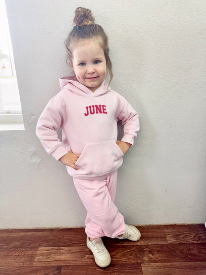 Personalized Toddler Fleece Hoodie & Jogger Set