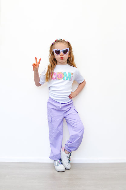 Bright Retro Alpha Name Top