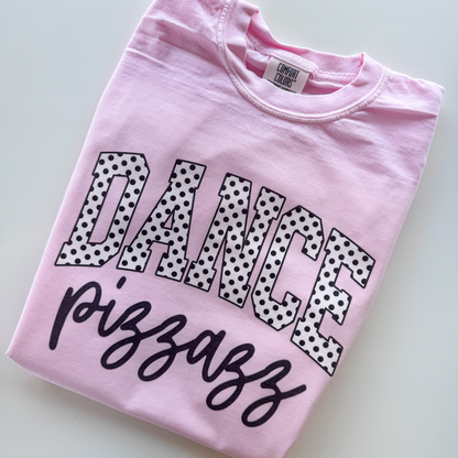 Dance Pizzazz Polka Dot Comfort Colors - Youth & Adult