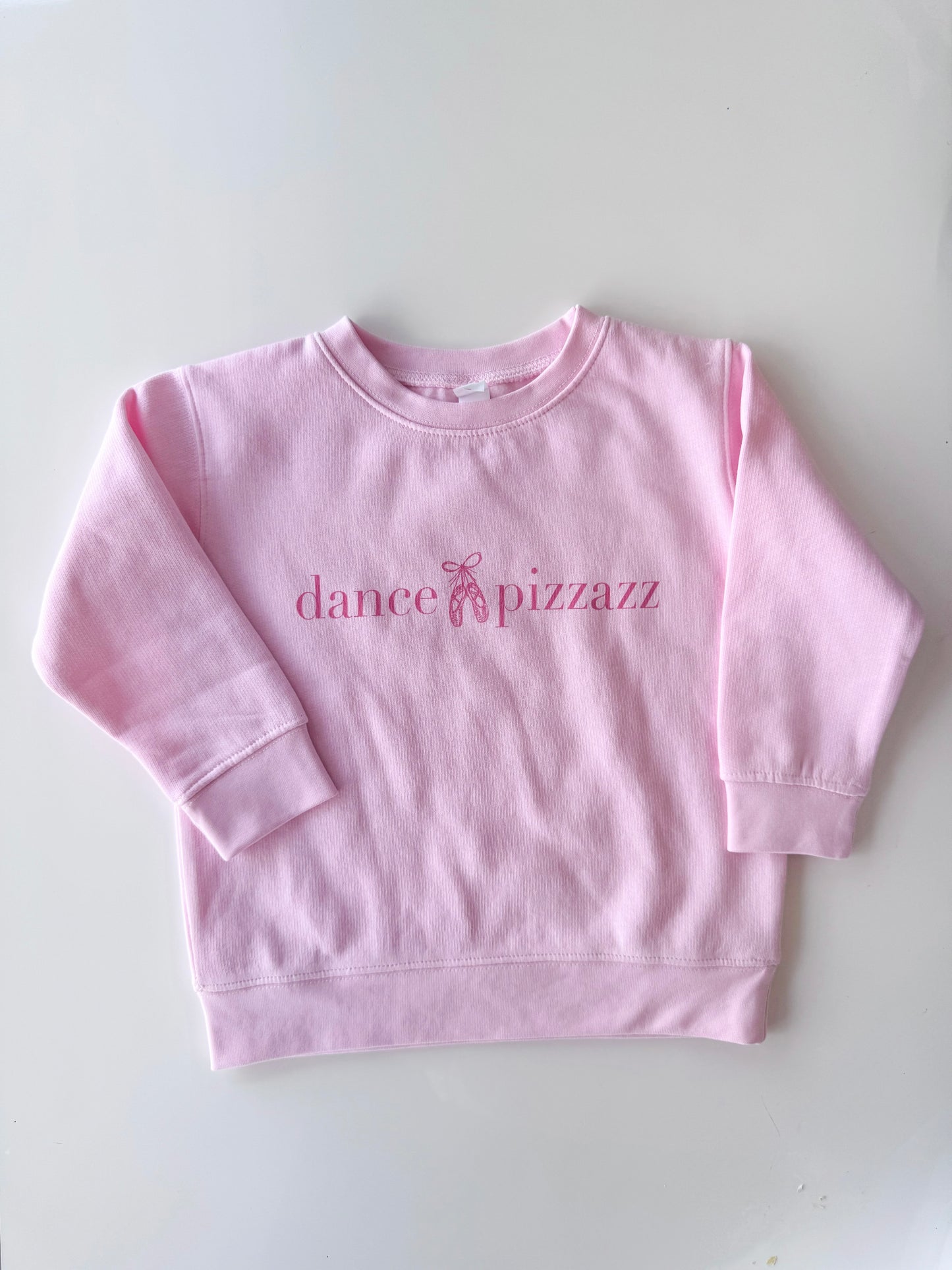 Dance Pizzazz - Pale Pink Crewneck Sweatshirt - Youth & Adult