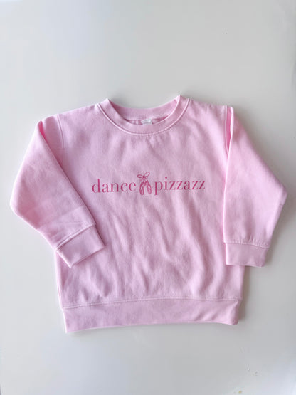 Dance Pizzazz - Pale Pink Crewneck Sweatshirt - Youth & Adult